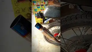 HKS silencer Honda CD 70 original sound ! #shorts #youtubeshorts #hkshorts