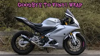 Which is better Vinyl Wrap or Spray paint ? YZF R15M 2023||