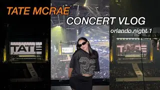 TATE MCRAE CONCERT VLOG!