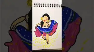 Girl Drawing Tutorial Pencil Sketch Step by Step or Beginners #youtubeshorts #shortsfeed #viralvideo