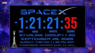 🚀 Rocket Lab - Justin Haste Countdown Clock And Launch Video - September 29,   2025 - 4K HDR 🚀
