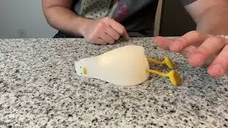 MAGOHMT Existential Crisis Duck Lamp   3 Level Dimmable Rechargeable Night Light for Kids Breastfeed