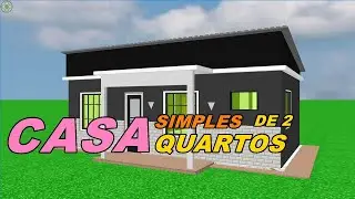 casa simples e bonita com dois quartos