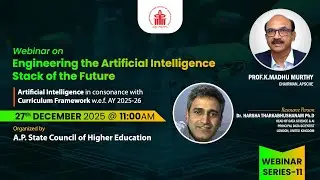 Webinar on Engineering the Artificial Intelligence Stack of the Future