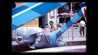 Disney World 1971 Dumbo The Flying Elephant Ride Vintage Film Footage