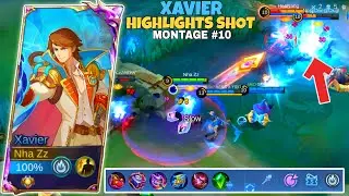 XAVIER DOUBLE KILL ONE SHOT MONTAGE #10 ! XAVIER TOP1 GLOBAL BUILD AND EMBLEM 2025 | MLBB