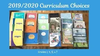 2019/2020 Homeschool Curriculum Choices