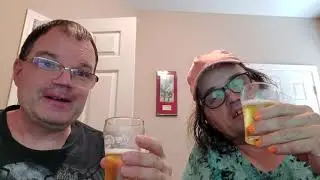 TWO GUYS HAVING A BEER
