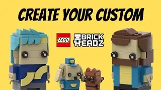How to create custom LEGO Brickheadz with Bricklink Studio? | Ninja, Ibai & Dog Man