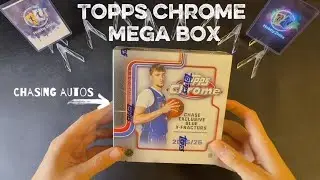 Huge Auto in the second Topps Chrome Mega Box! #basketballcards #basketball #toppschrome