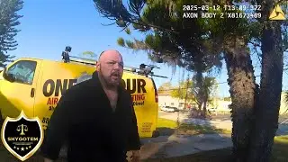 Civilian In Bathrobe Ends High-Stakes Foot Chase