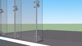 Bladeco Solar Glass Spider Glazing Curtain Wall