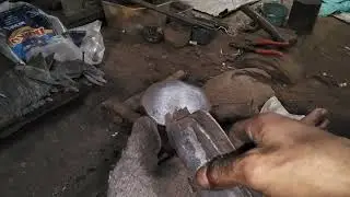 Proses pengklurusan wilah pisau dapur #laslos