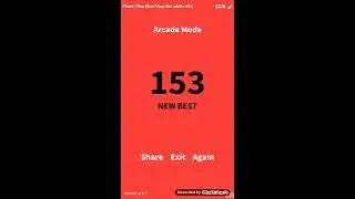 Piano Tiles - Arcade Mode - 153 Tiles (Mobile Gameplay)