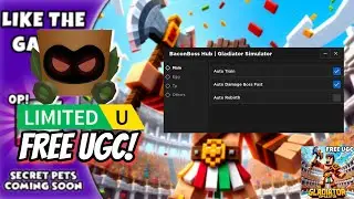 [FREE UGC] Gladiator Simulator OP SCRIPT