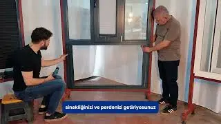 Sineklik & Perde &Ccedil;ift Kanat Montajı Nasıl Yapılır?