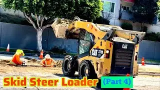 CAT&reg; SKID STEER LOADER in Action (Part 4/12) ~ Water Main Replacement Project 