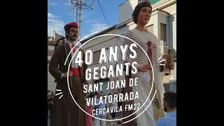 Gegants Sant Joan de Vilatorrada - Cercavila 40 Aniversari