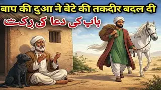 Baap Ki Dua Ki Barkat Jisne Bete Ki Zindagi Badal Di |islamic Moral Story #islamicstorytelling |