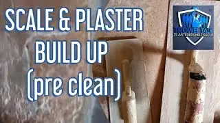 PLASTERING TROWEL TALK.. Scale & plaster build up on your trowel. is it ok?