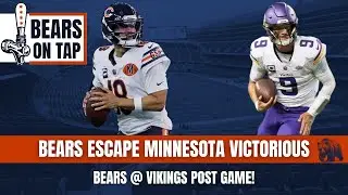POST GAME: Bears Shock Vikings in Final Seconds! | Chicago Bears Podcast