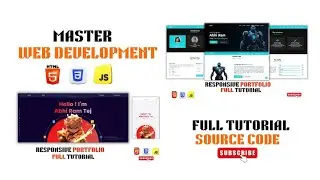Master Frontend Web Development With 2 Real World Portfolios using html css js Beginners to Advanced
