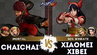 KOF XV▰ CHAICHAI (Vice/Benimaru/Ralf) 🆚 XIAOMEIXIBEI (Nakoruru/Hinako/Chizuru)🎞️Replay Match - 12/25