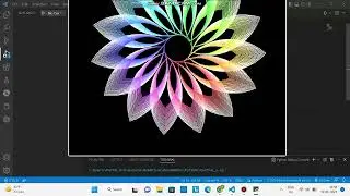 Colourful Flower in Python
