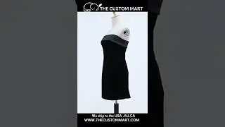 Slim Tube-Top Zipper A-Line Mini Dress &ndash; Trendy Party & Evening Fashion for Women