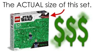 The ACTUAL size of this LEGO set of George Lucas with $4.05 billion