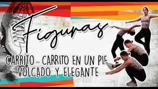 Aprender a patinar. FIGURAS: Carrito, carrito en un pié, volcado y elegante