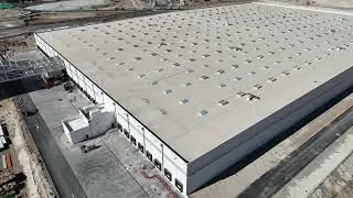 Dron sobrevolando la nave de Ontigola (Toledo). Noviembre 2025