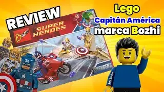 Lego Capit&aacute;n Am&eacute;rica 😎 marca Bozhi Review ⭐