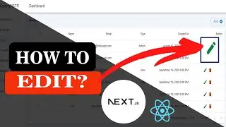 🎥Mastering Form Data Editing in NEXT.js and MySQL: A Step-by-Step Guide | Mastering Next.js: Part 12