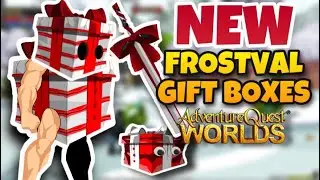 AQW - *NEW* FREE GIFT BOX SET + ITEM SHOWCASE! | FROSTVAL 2020
