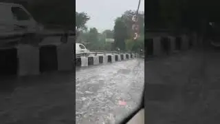 #gurugram.me barish ka kahar#taalab#jhilmil sitaron ka #barsat me