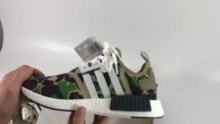 NEW 2017 UA BAPE x Adidas NMD R1 Camo UNBOXING REVIEWS