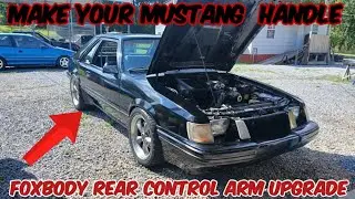 Fox Body Handling ОБНОВЛЕН! Установка трубчатых задних рычагов MaxpeedingRods на мой Mustang SVO ...