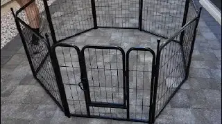 FXW Rollick Dog Playpen for Yard, RV Camping, 32 inch 8 Panels for Small and Medium Dogs Review