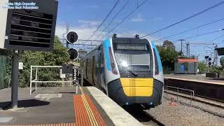Trains at Caulfield