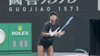 Naomi Osaka trains for Australian Open after announcing major career decision.