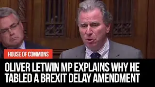 Oliver Letwin Explains Why He Tabled His Brexit Amendment