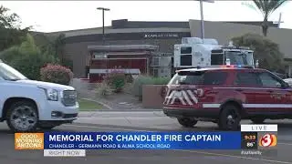 VIDEO: Memorial for Chandler FD captain