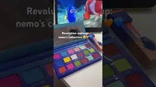 Revolution makeup:  finding nemo collection 🧡💙
