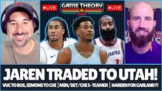 NBA Trade Deadline! Grizzlies Trade Jaren Jackson Jr. to Jazz | Ivey to Bulls | Game Theory Podcast