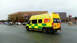 North West Ambulance Service vehicle 999 emergency response Ellesmere Port Cheshire England 22.1.26