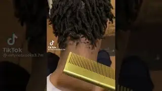 Using A Hot Comb On Natural Hair #shorts