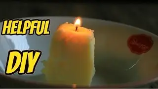 DIY 3 Emergency Candles, OMG !!