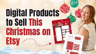 Digital Products to Sell This Christmas on Etsy | Christmas ETSY Money Makers | Printables to Sell