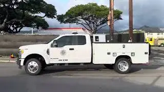 Honolulu fire department mechanic truck unit take up 